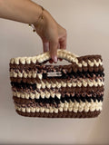 Sac Lola Maron, Blanc, Noir et Léopard ￼
