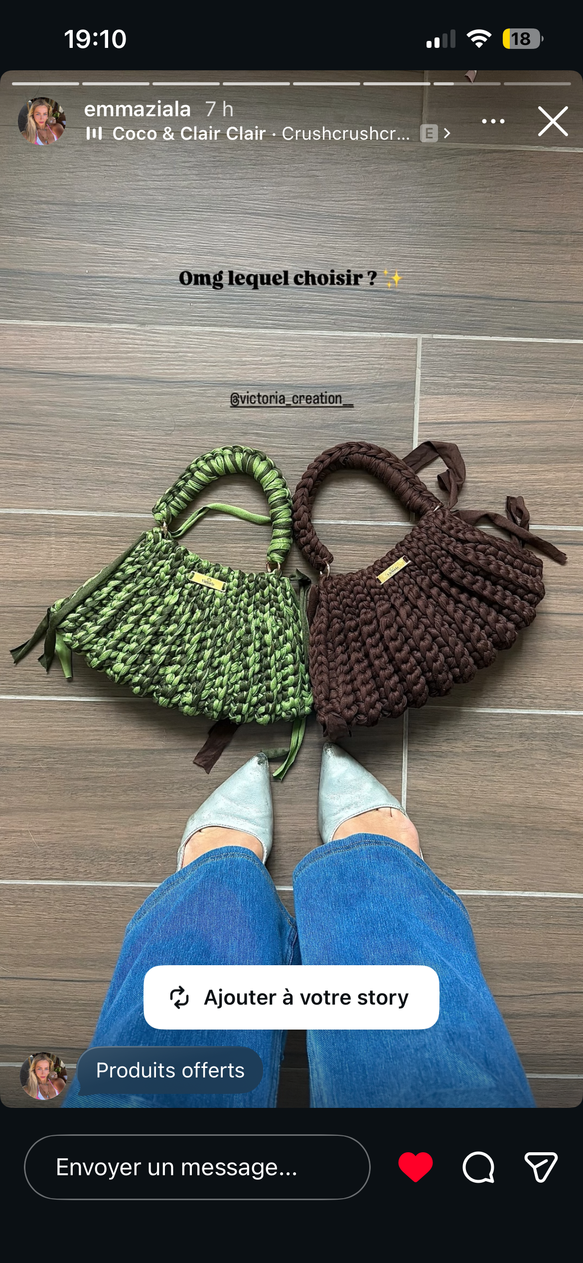 Sac a main Luna kaki