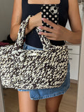 Sac à main Flora beige et marron