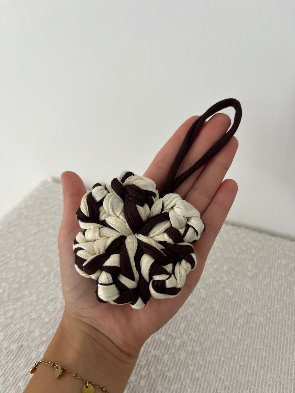 Sac à main Flora beige et marron