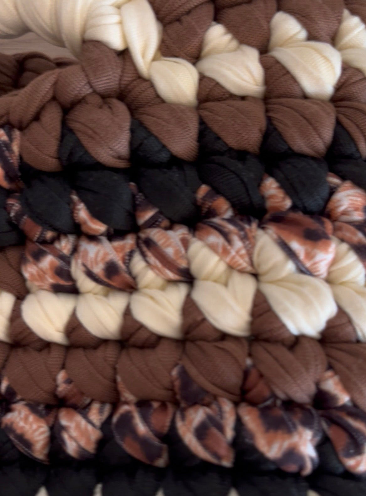 Sac Lola Maron, Blanc, Noir et Léopard ￼