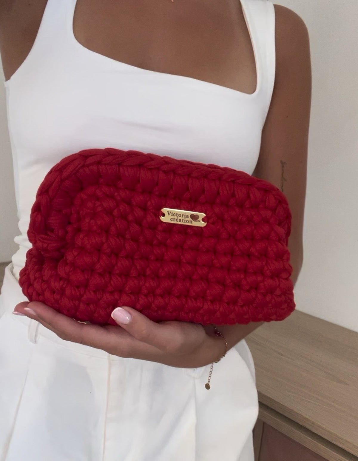Pochette Louma Rouge