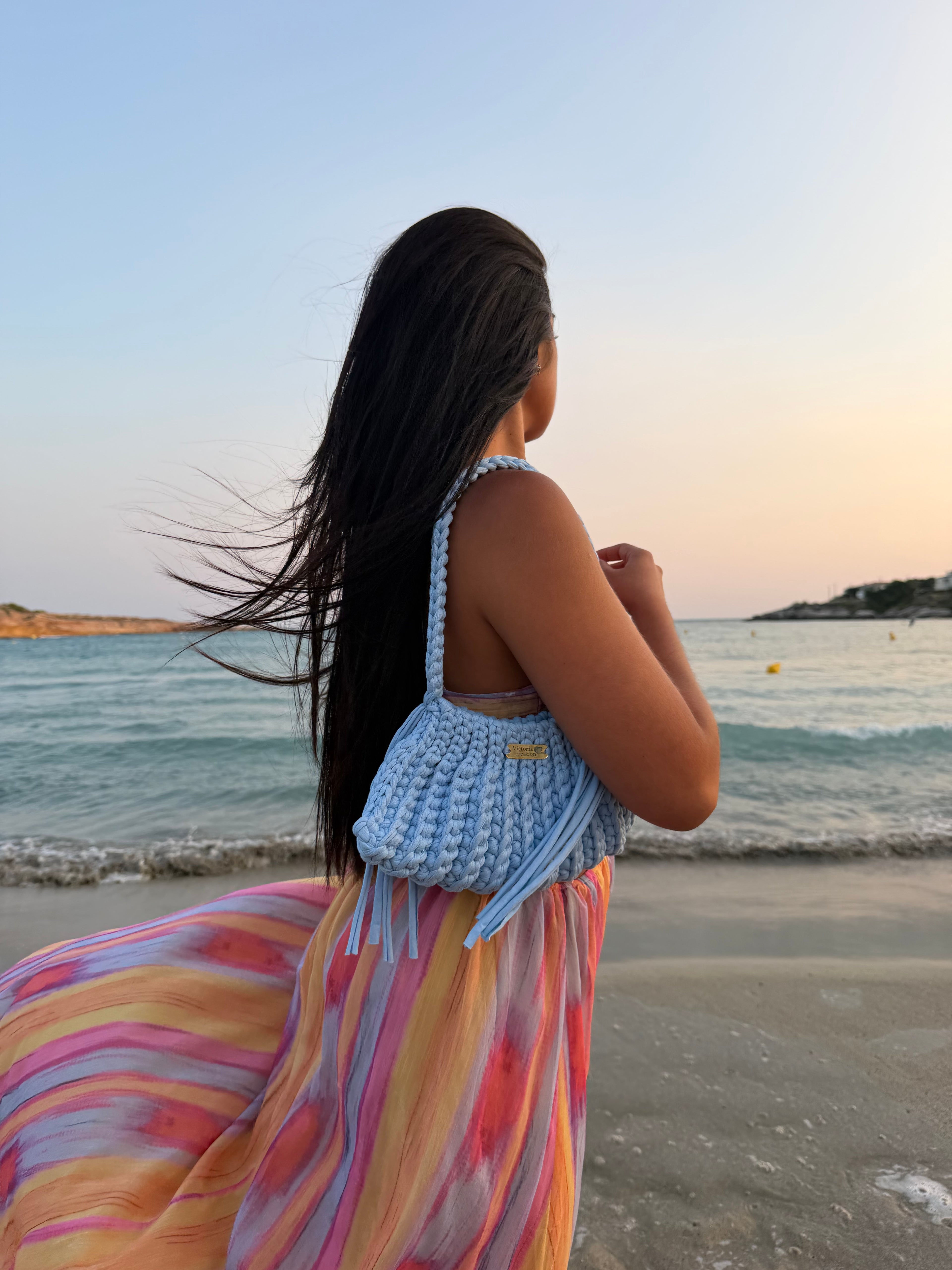 Sac à épaule bleu