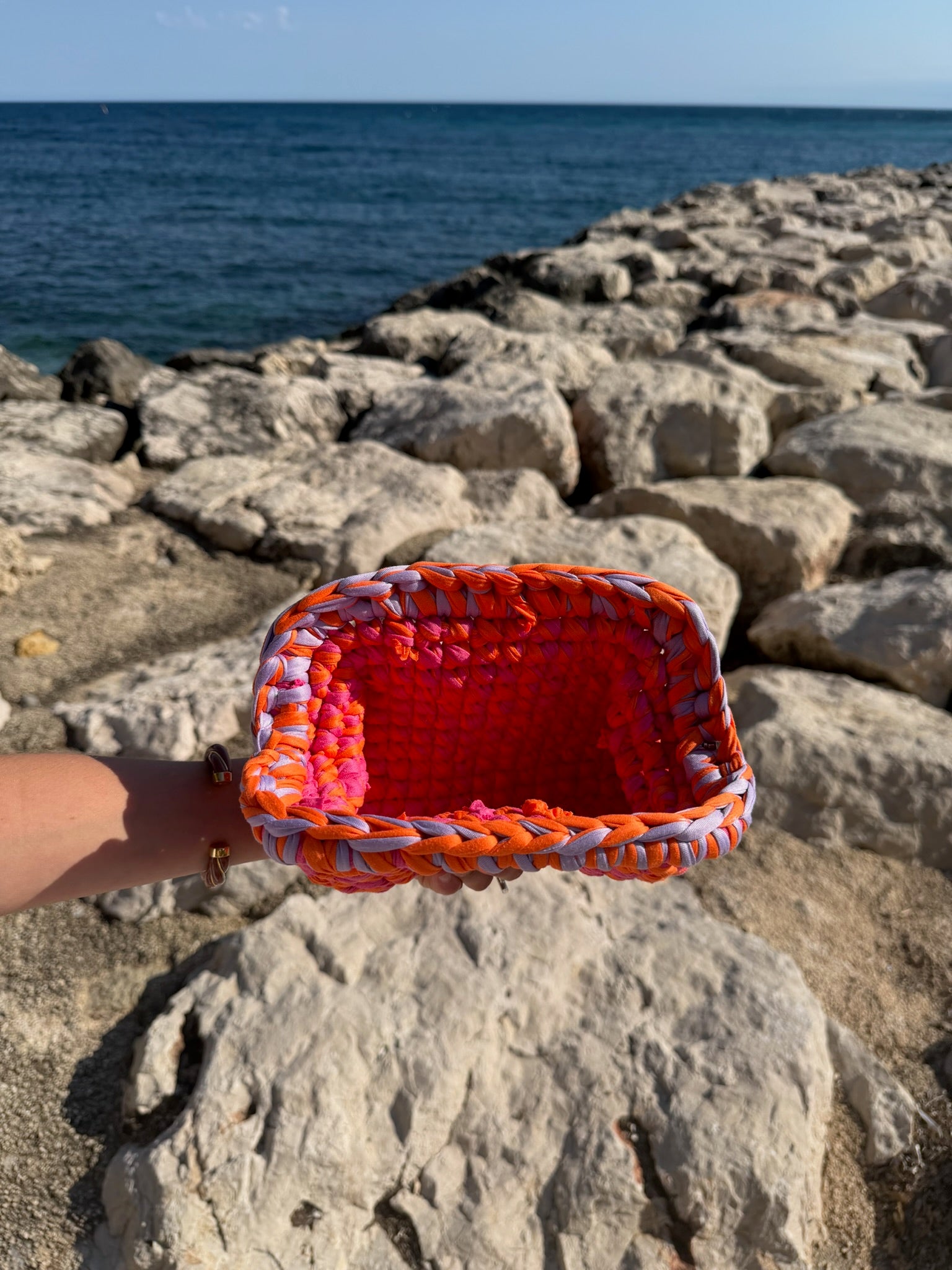 Pochette Louma Rose et Orange