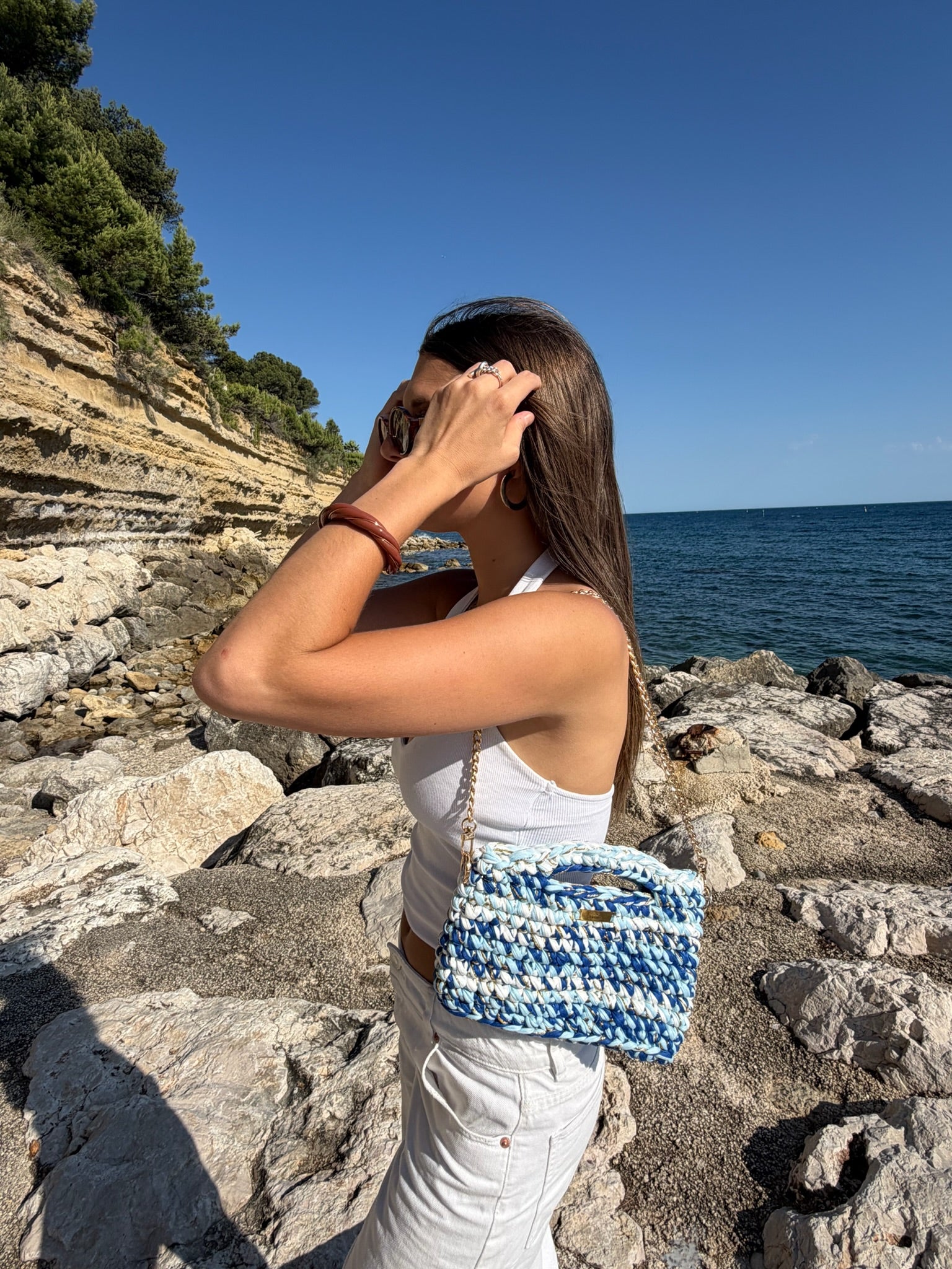 Sac Bandoulière Dolce Vita Bleu