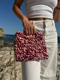 Sac épaule Dolce Vita Bordeaux & Rose