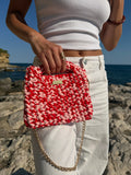 Sac épaule Dolce Vita Rouge et Rose