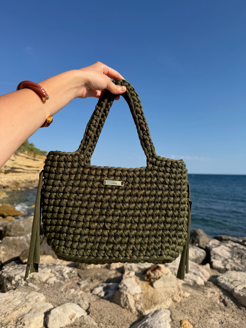 Sac Cabas Solène kaki