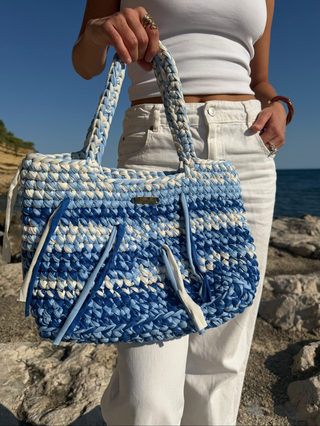 Sac Cabas Solène Bleu