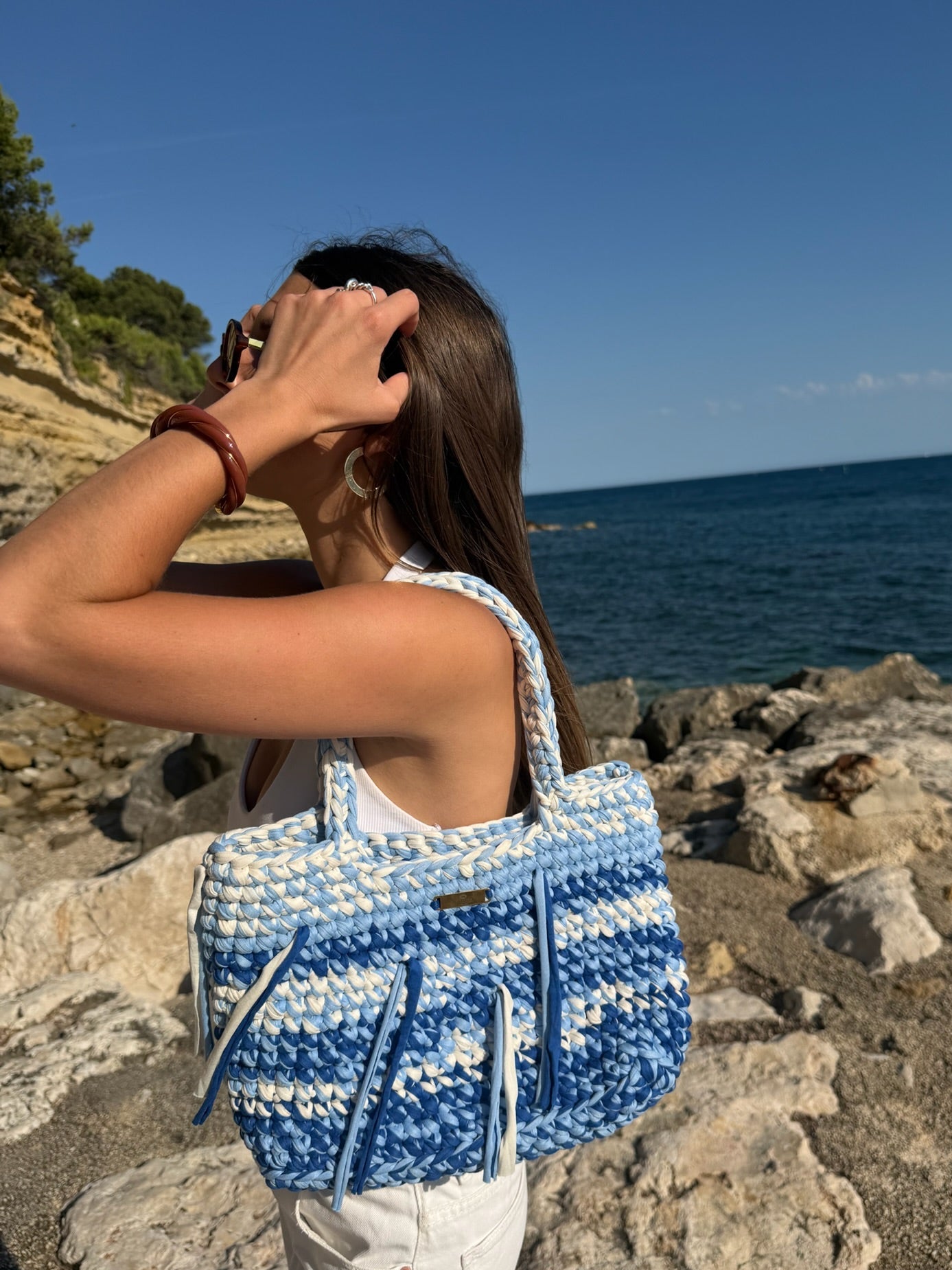 Sac Cabas Solène Bleu