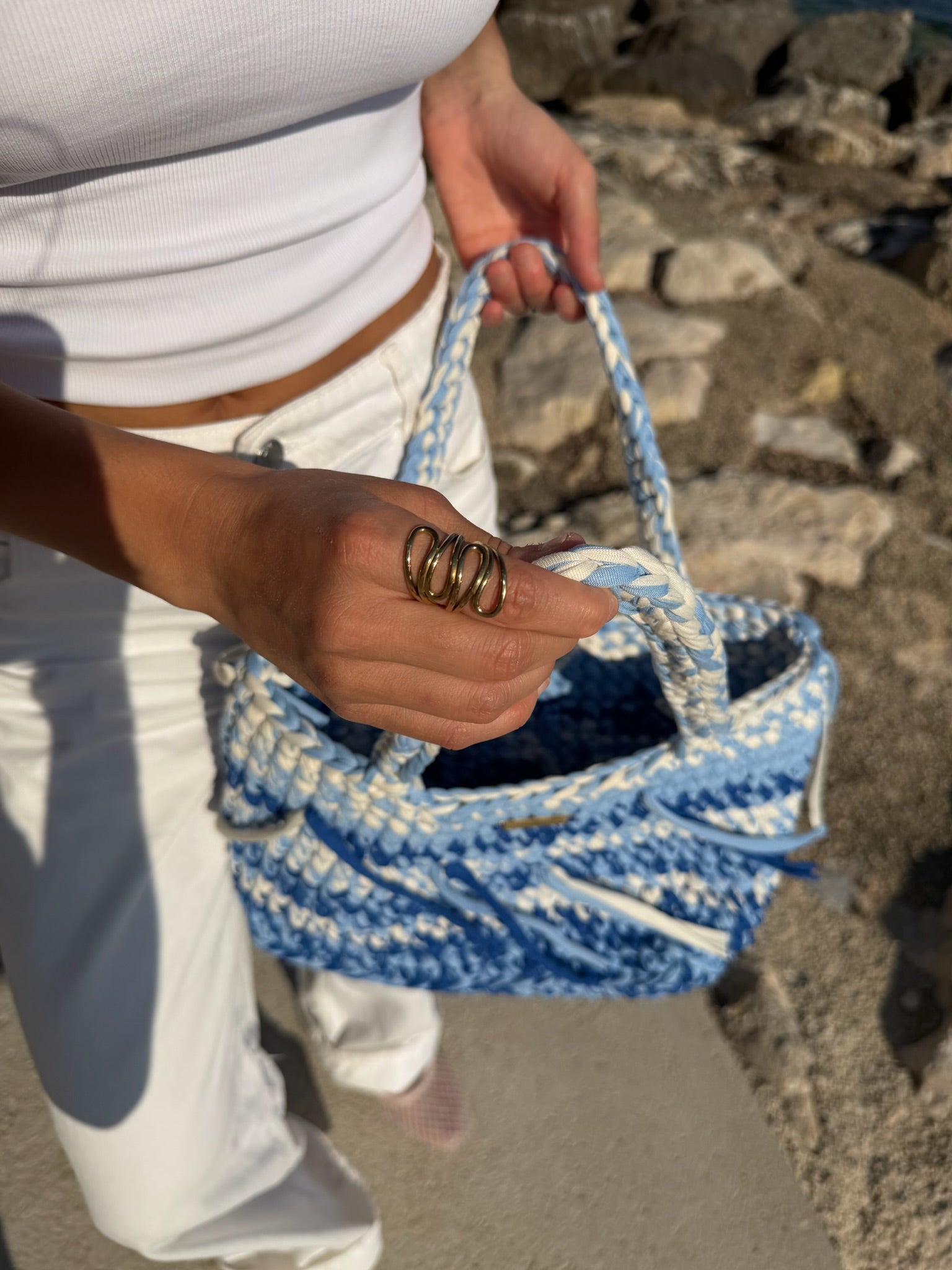 Sac Cabas Solène Bleu