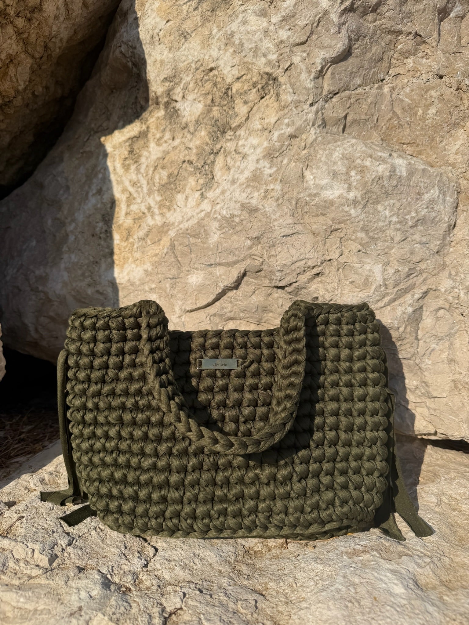 Sac Cabas Solène kaki