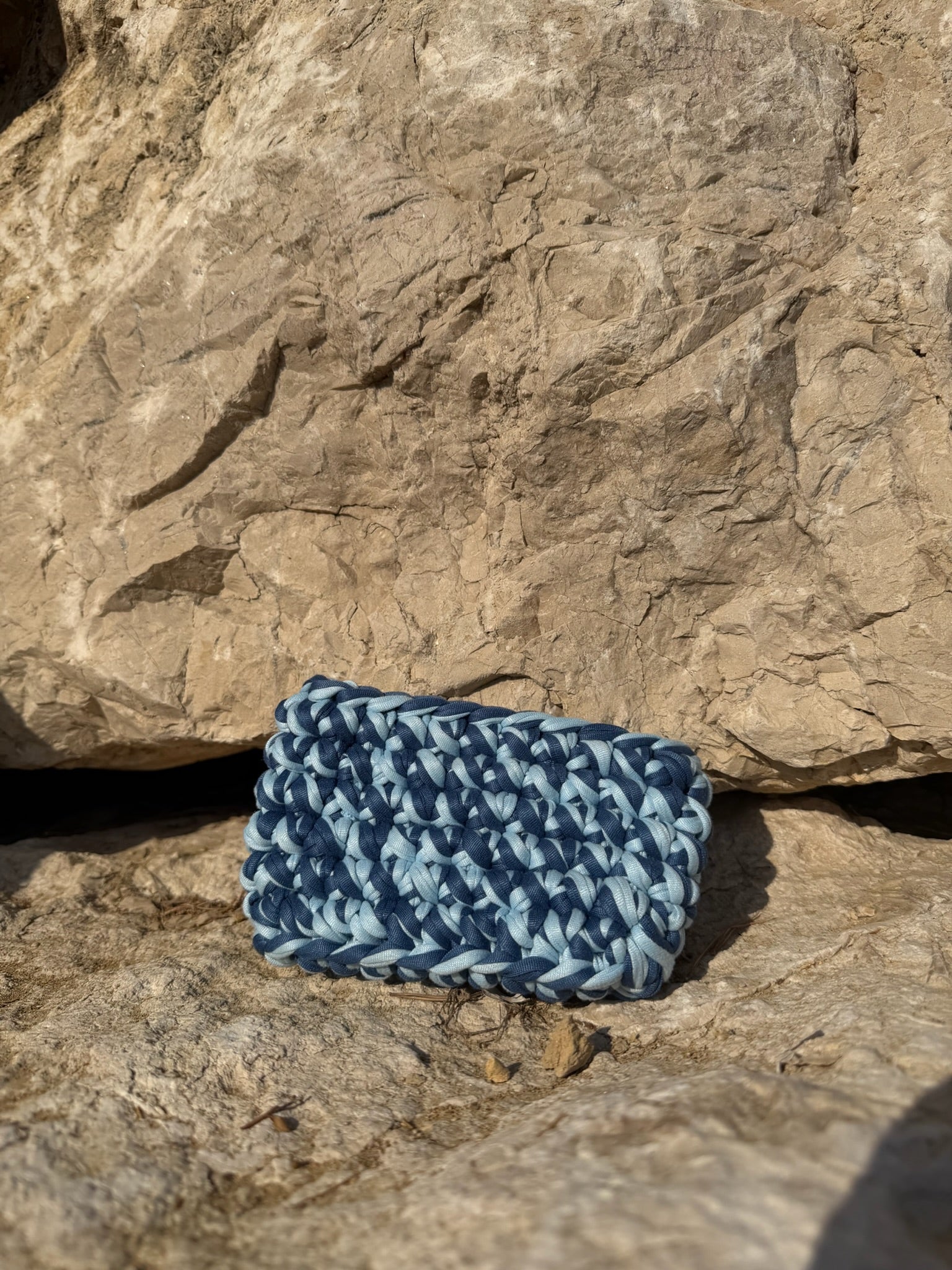 Porte monnaie Blum Bleu Foncé et Bleu Claire