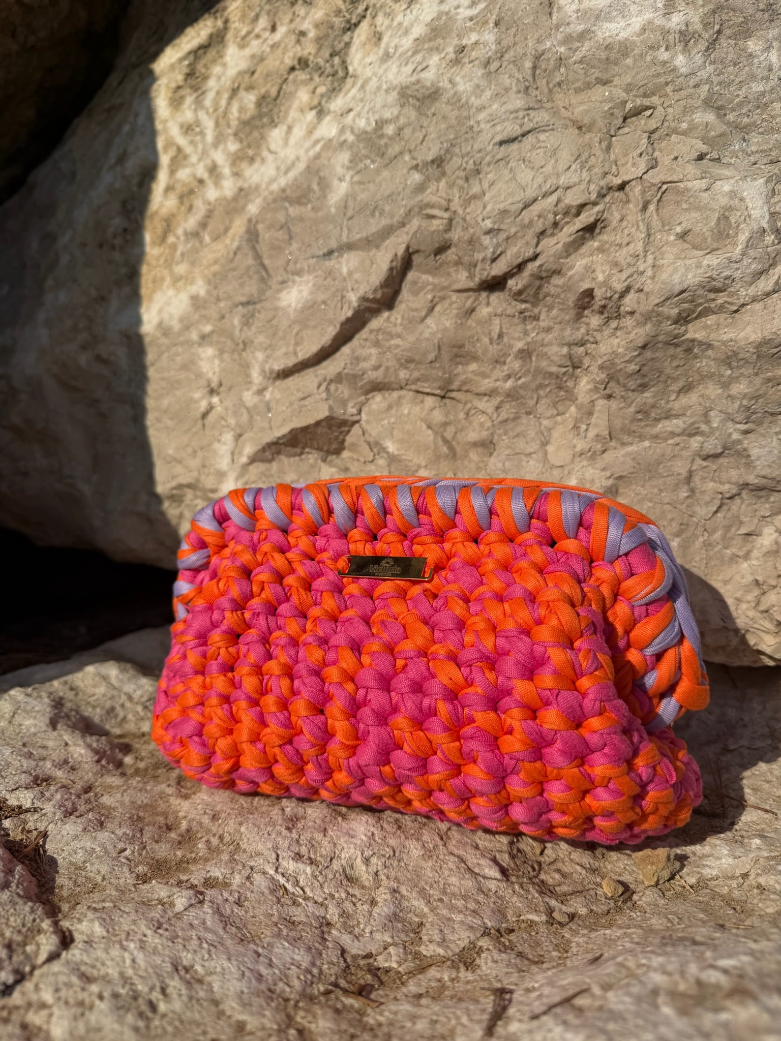 Pochette Louma Rose et Orange