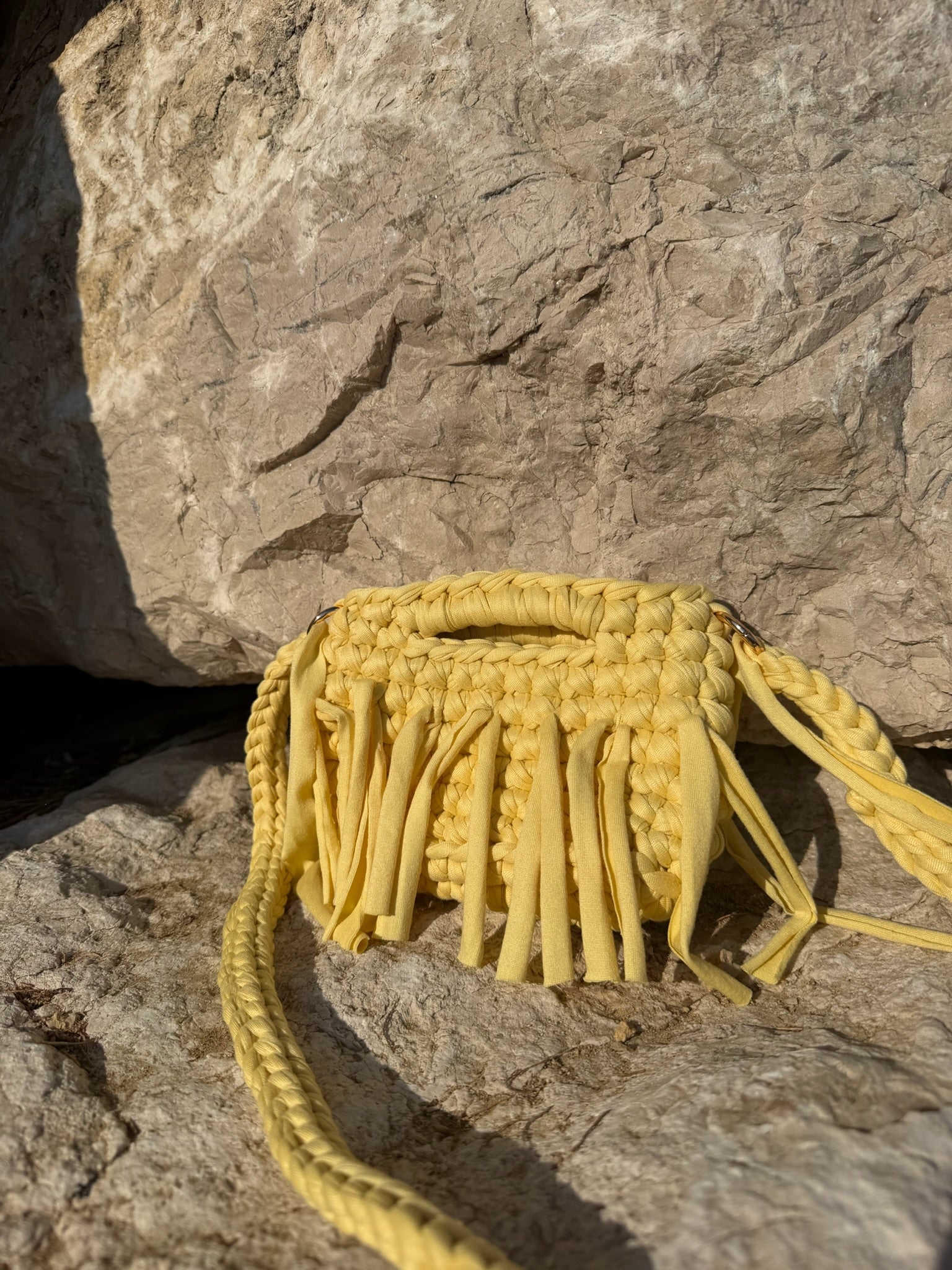 Sac bandoulière Alya jaune