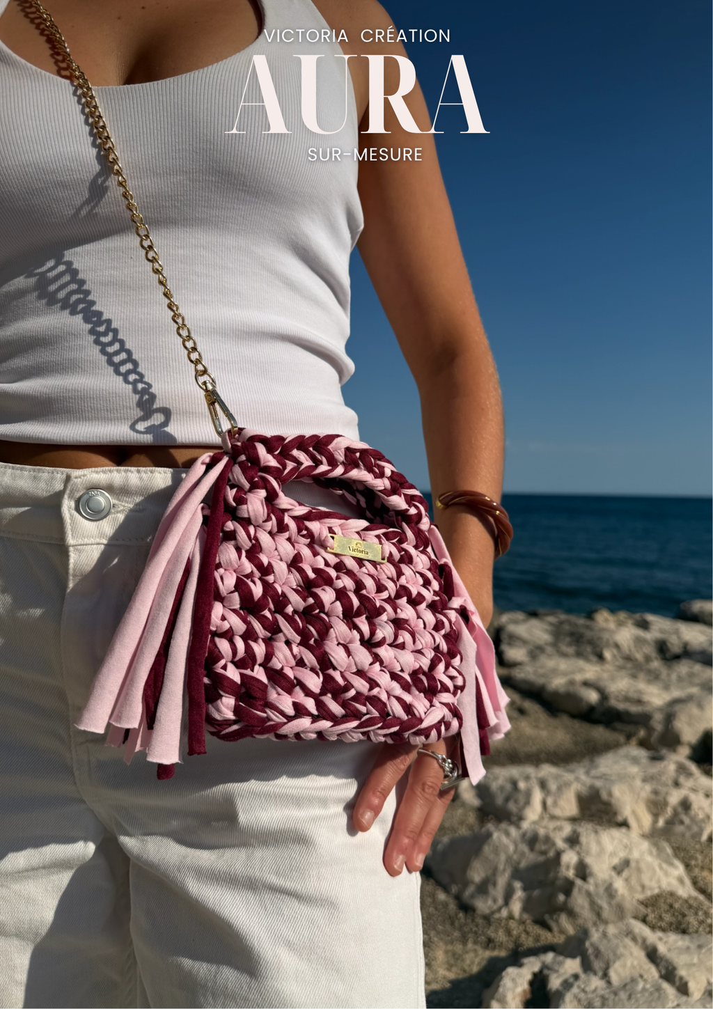 Sac Bandoulière Aura Personnalisable