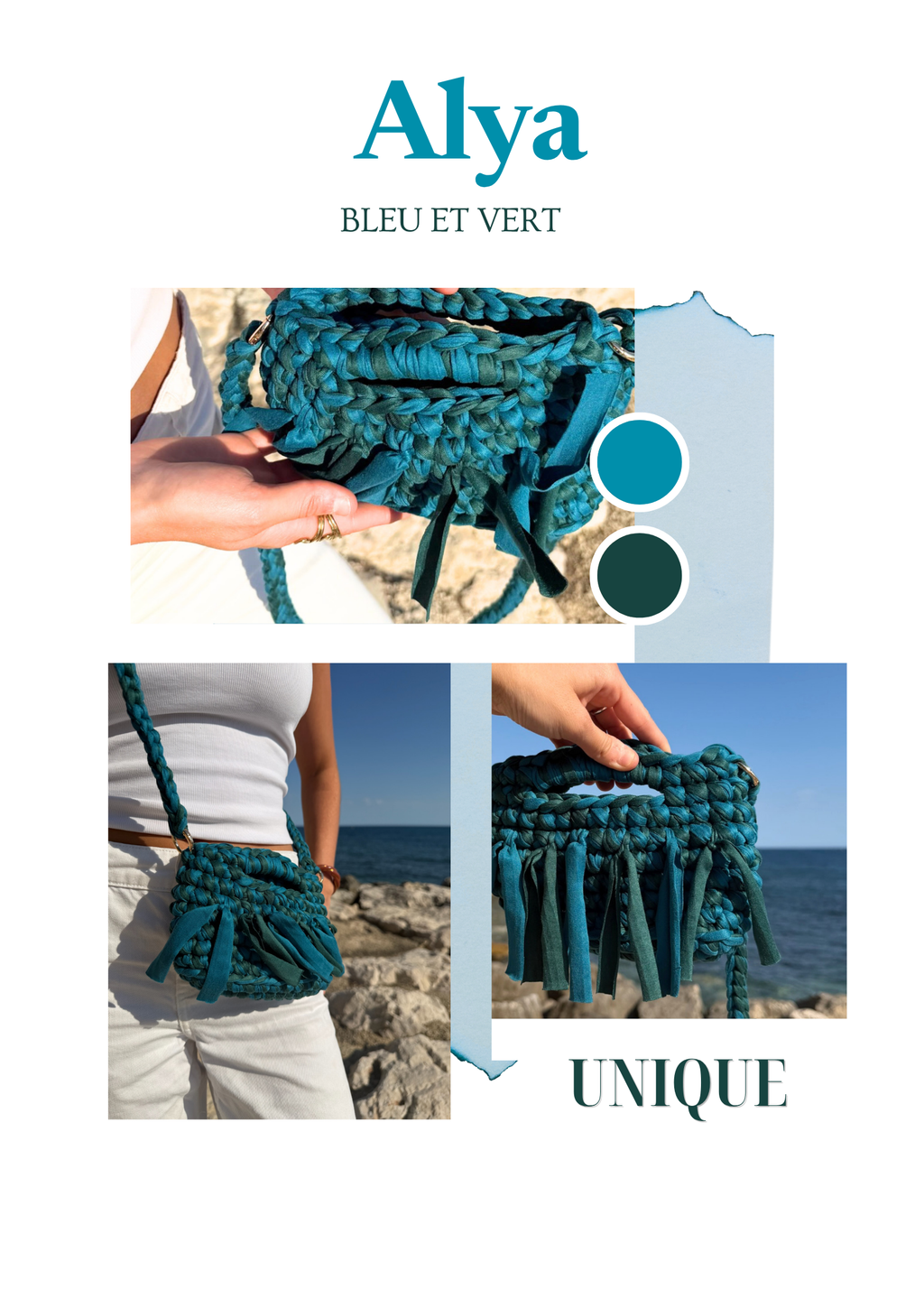 Sac Bandoulière Alya Personnalisable
