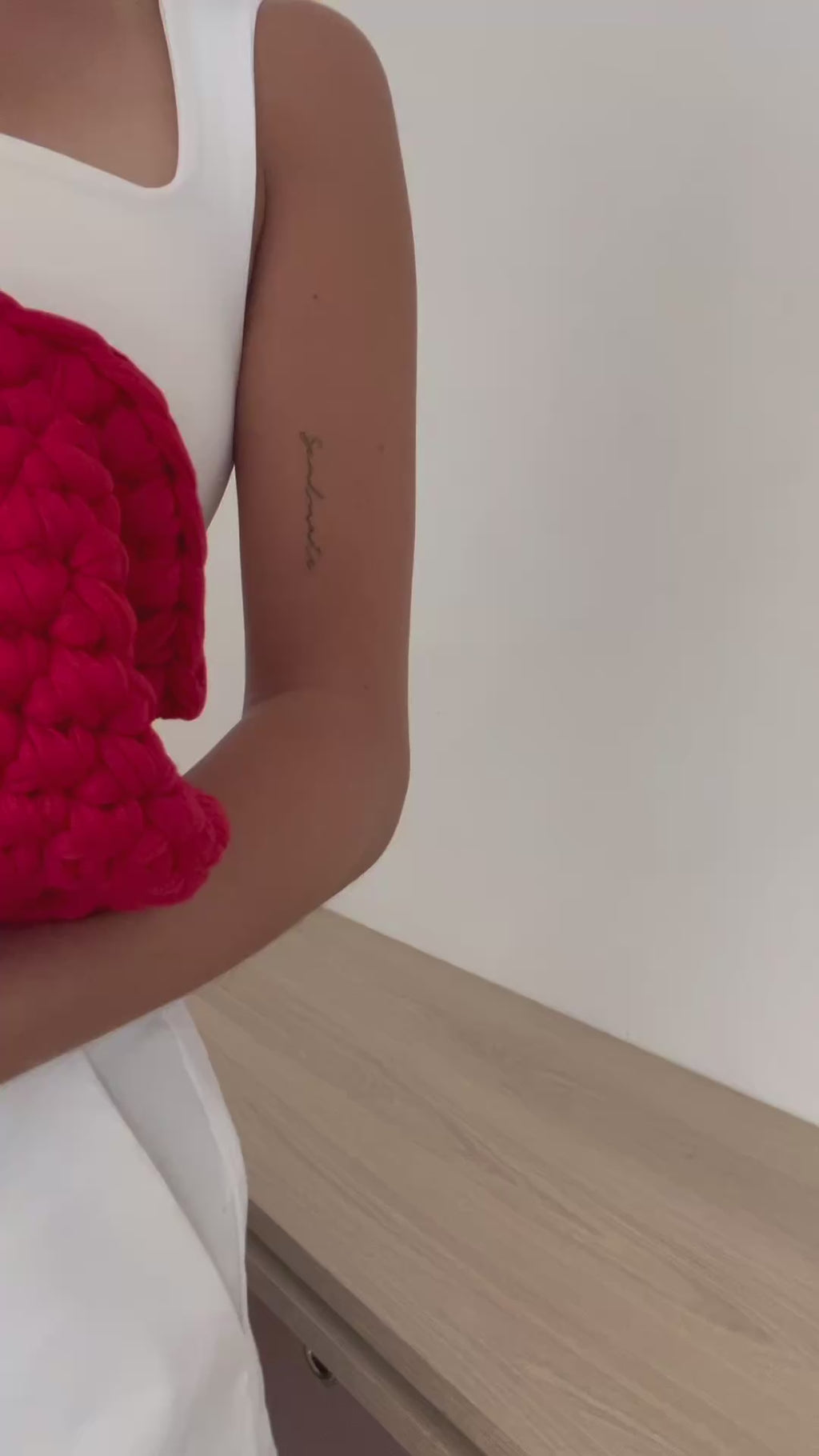 Pochette Louma Rouge