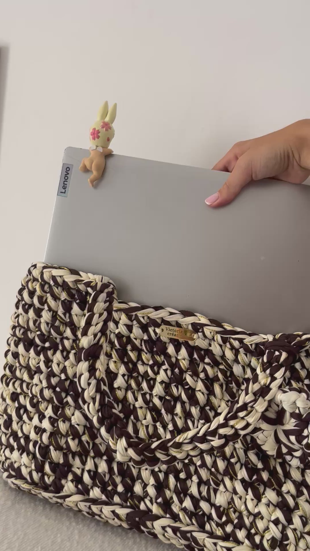 Sac à main Flora beige et marron