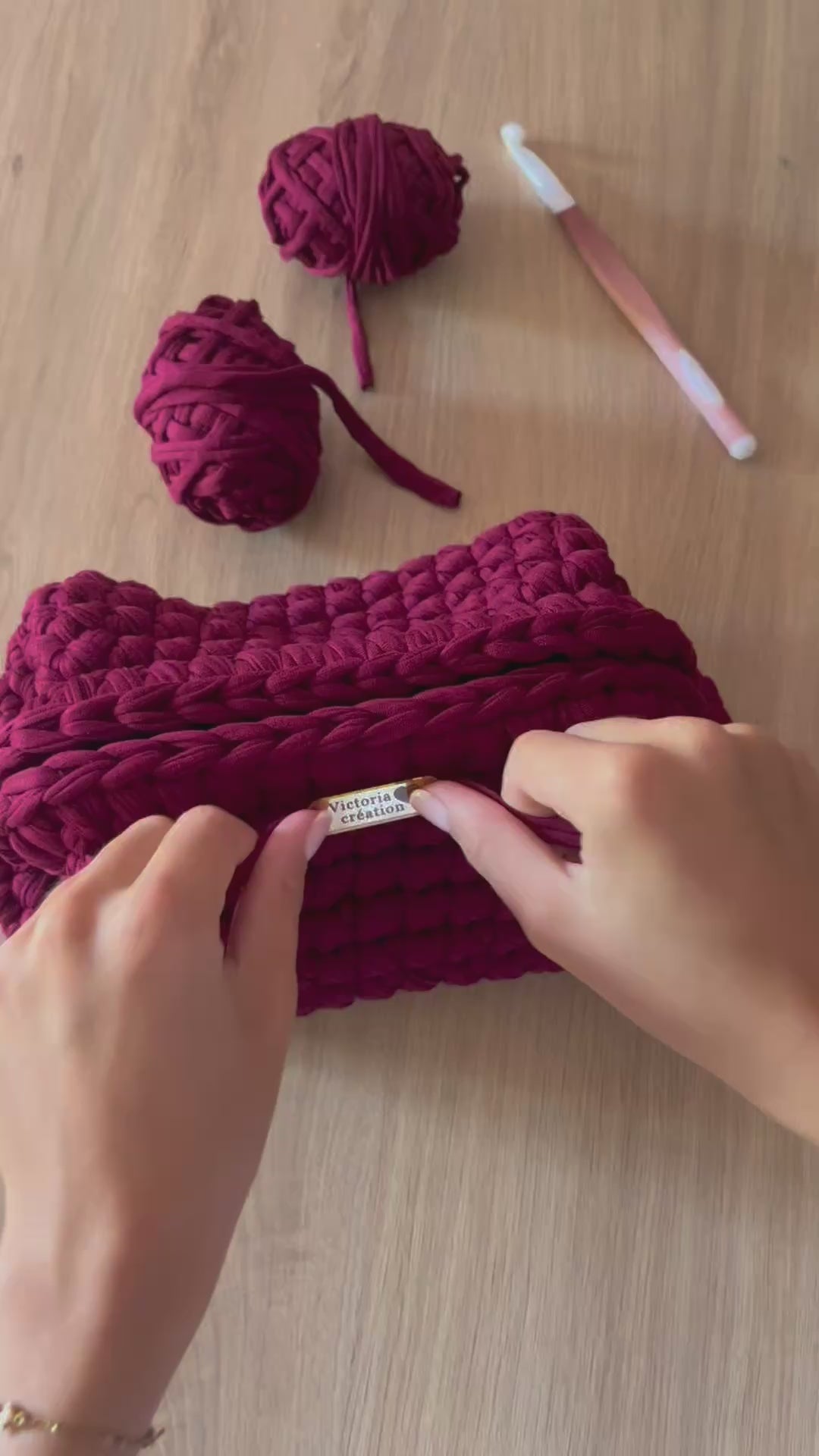 Pochette Louma Bordeaux